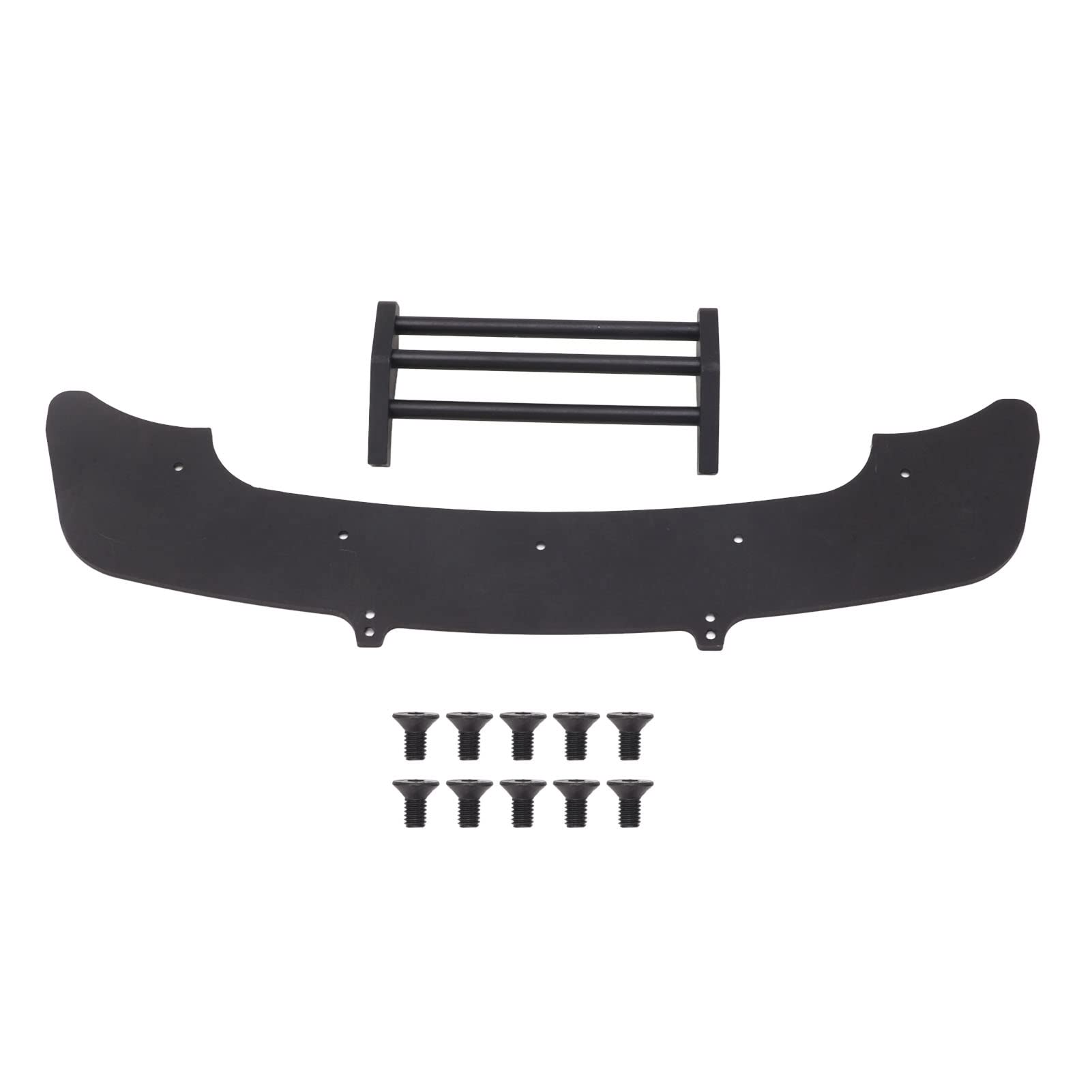Socobeta RC Front Bumper Aluminum Alloy Remote Control Car Front Bumper Black Replacement RC Car Front Bumper Compatible with 1/7 Infraction RC Car
