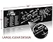 TekMat 556 Cleaning Mat/12 x 36 Thick, Durable, Waterproof/Long Gun Cleaning Mat with Parts Diagram and Instructions/Armorers Bench Mat/Black