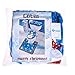 Cotill Christmas Decorations Snowman Santa Toilet Seat Cover and Rug Set for Bathroom - Blue