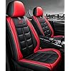Lederen bekleding, Universal Car Seat Covers Set, Waterdicht voorstoelen en achterbank complete set for de auto…
