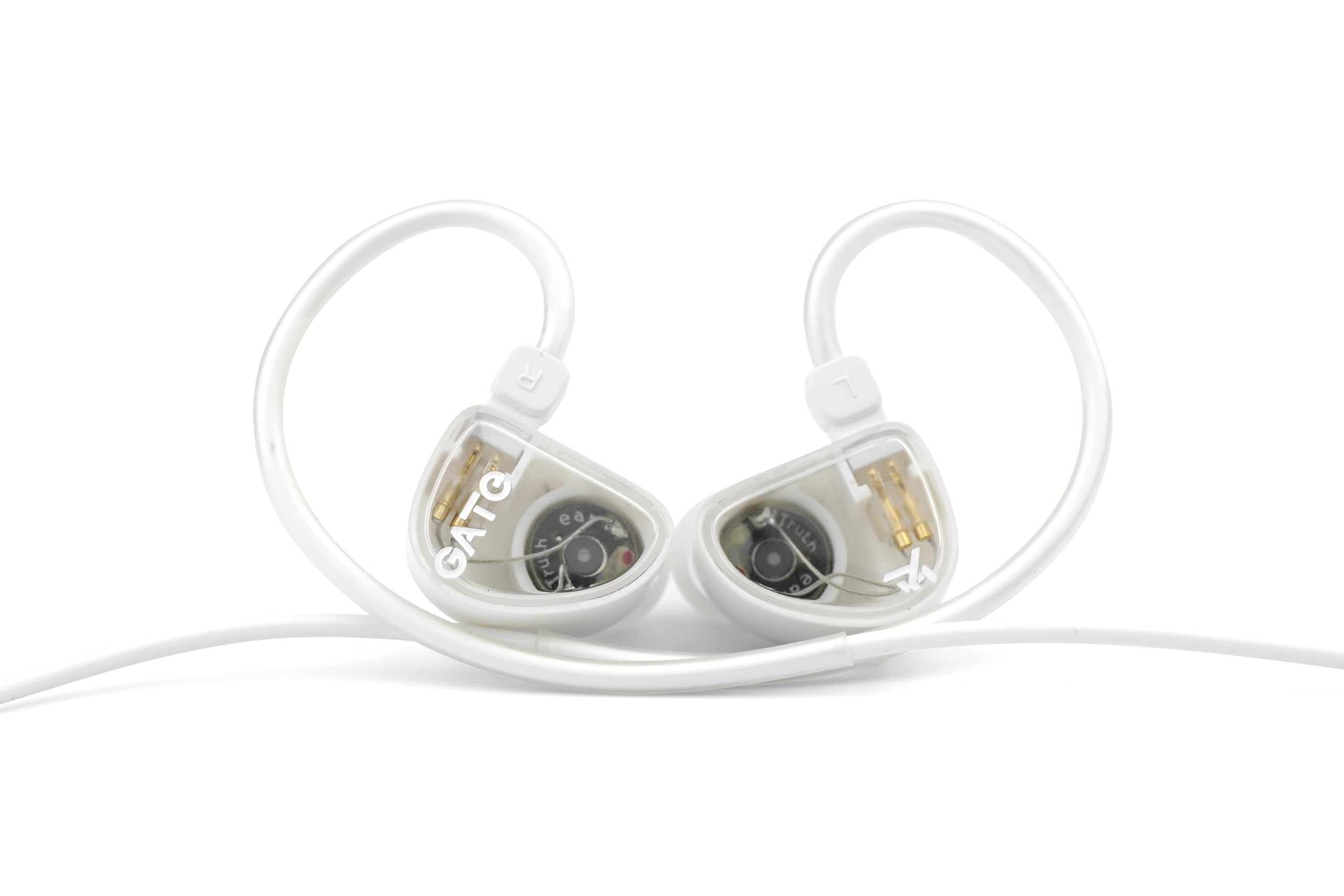 Fanmusic TRUTHEAR GATE Cost-Effective Dynamic Driver In-ear Headphone with 0.78 2Pin Cable (White, no mic)