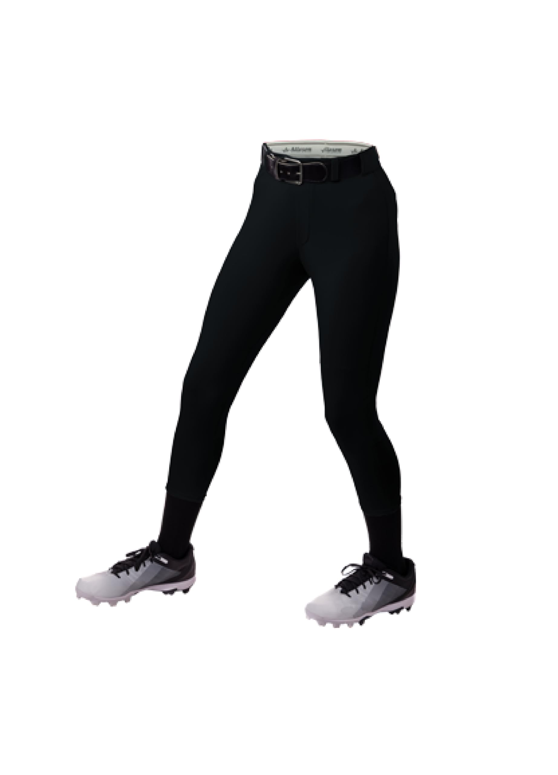 Pantalon Alleson Athletic – Femme – Ceinture Boucle Fastpitch – Noir – Taille L – NEUF