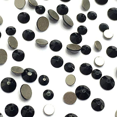 Jet (280) Black 2088 Xirius Swarovski Crystal Mixed Sizes ss12 ss16 ss20 Flatbacks No Hotfix Round Rhinestones