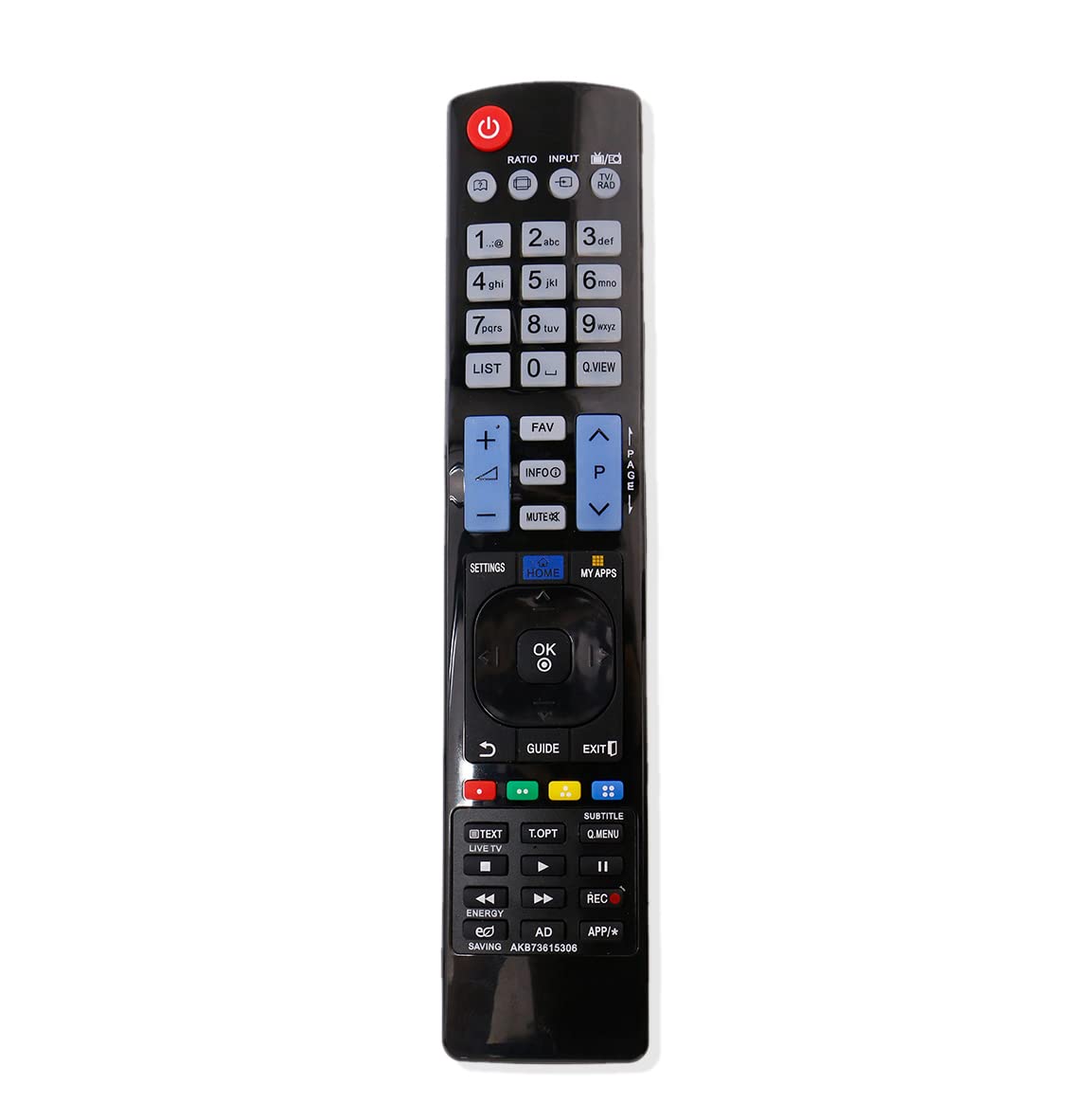 AULCMEET AKB73615306 sub AKB73615305 Replace Remote Compatible with LG 55LB5820 60LB5820 32LB5820 65LB5840 50LB5820 50LB5820 50LB5820 50LB5820 42LS570T 50PB660V 60PB660V