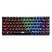LexonElec Wired Gaming Keyboard Ajazz AK33 Blue LED Backlit 82 Keys USB Mechanical Pro Gamer Keypad for Office Typists Playing Game (Black Switch, Black & RGB LED)thumb 3