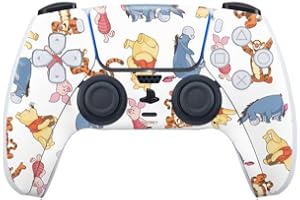 Skinit Decal Gaming Skin Compatible with PS5 Controller - Officially Licensed Disney Winnie The Pooh Character Pattern Design