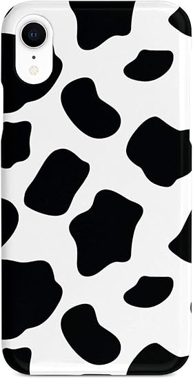 images Cow Print Case Iphone Xr inspired cases 3d textured iphone xr case rubber bumper cover protective phone case for apple iphone xr cow print pattern