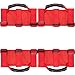 4X Roll Bar Grab Handles Grip Handle Fits for Jeep Wrangler YJ TJ JK JKU JL JLU Sports Sahara Freedom Rubicon X & Unlimited 1955-2024 UTV ATV Premium Interior Accessories(Heavy Duty Red)