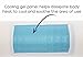 Mindful Design Cooling Gel Memory Foam Semi Roll Pillow - Lumbar Support Wedge Pillow for Back and Knee Pain Relief (White, Large)