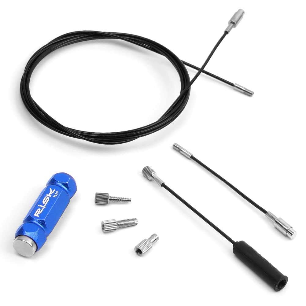 BESNIN Internal Cable Routing Kit, Bike Frame Fishing Tool for Hydraulic Brake Hose, Gear & Brake Cables, Di2 E-Tube Wires with Barb Driver & Hose Cutter (Basic Kit, Routing Tool)