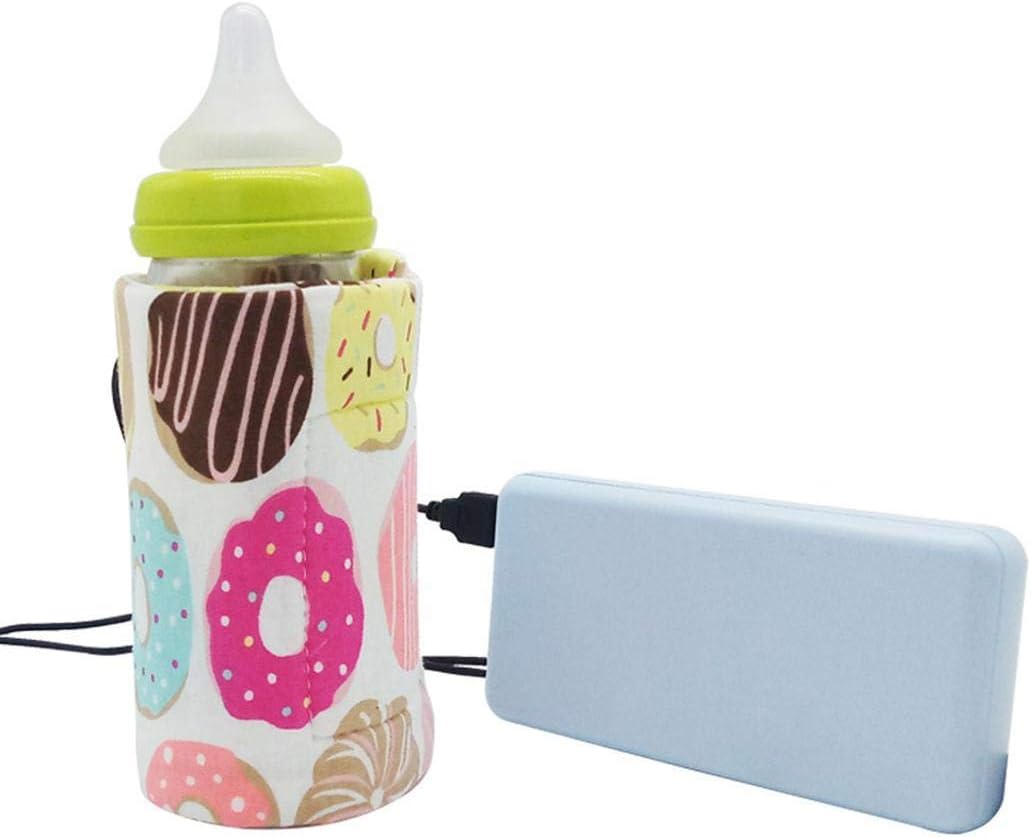 Etuoji USB Portable Travel Baby Feeding Bottle Warmer Bag Heated Cover Warmers & Sterilizers