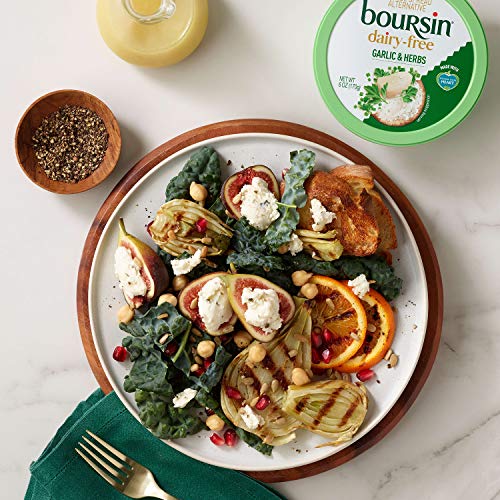 Boursin DairyFree Cheese Spread Alternative, Garlic & Herbs, 6 Oz