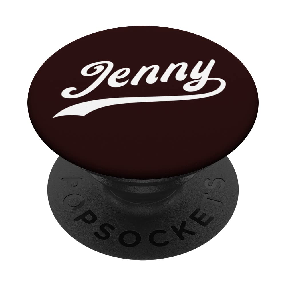 JENNY Classic Athletic Script Design PopSockets Swappable PopGrip