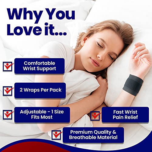 Wrist Wraps for Wrist Tendonitis Wrist Support for Carpal Tunnel Pain