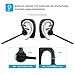 Samnyte Bluetooth Headphones, Samnyte Wireless Neckband Stereo Headset with Mic & Passive Noise Cancelling Earbuds, Long Working Time up to 16 Hours for iPhone and Android