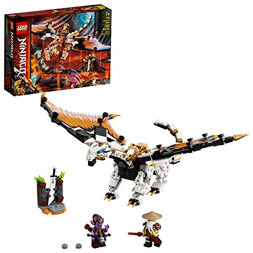 LEGO NINJAGO Wu’s Battle Dragon 71718 Ninja Battle Set Building Kit Featuring Buildable Figures, New 2020 (321 Pieces)