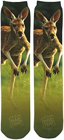 Wild Habitat Kangaroo Sublimation Tube Socks