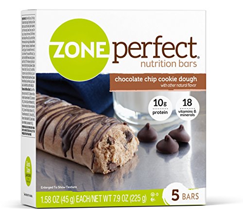 ZonePerfect Nutrition Snack Bars, Chocolate Chip Cookie Dough, 1.58 oz, (30 Count)