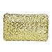 Great Deal(TM) Gold Sequins Dazzling Glitter Bling Clutch