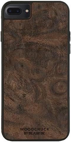 WOODCHUCK Walnut Burl Wood iPhone Plus Case (8/7) - Premium Handmade Cover