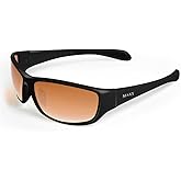 Maxx Major Black Frame Amber HD Lens Sunglasses