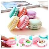 Kemilove 6 PCS Mini Earphone SD Card Macarons Bag Storage Box Case Carrying Pouch