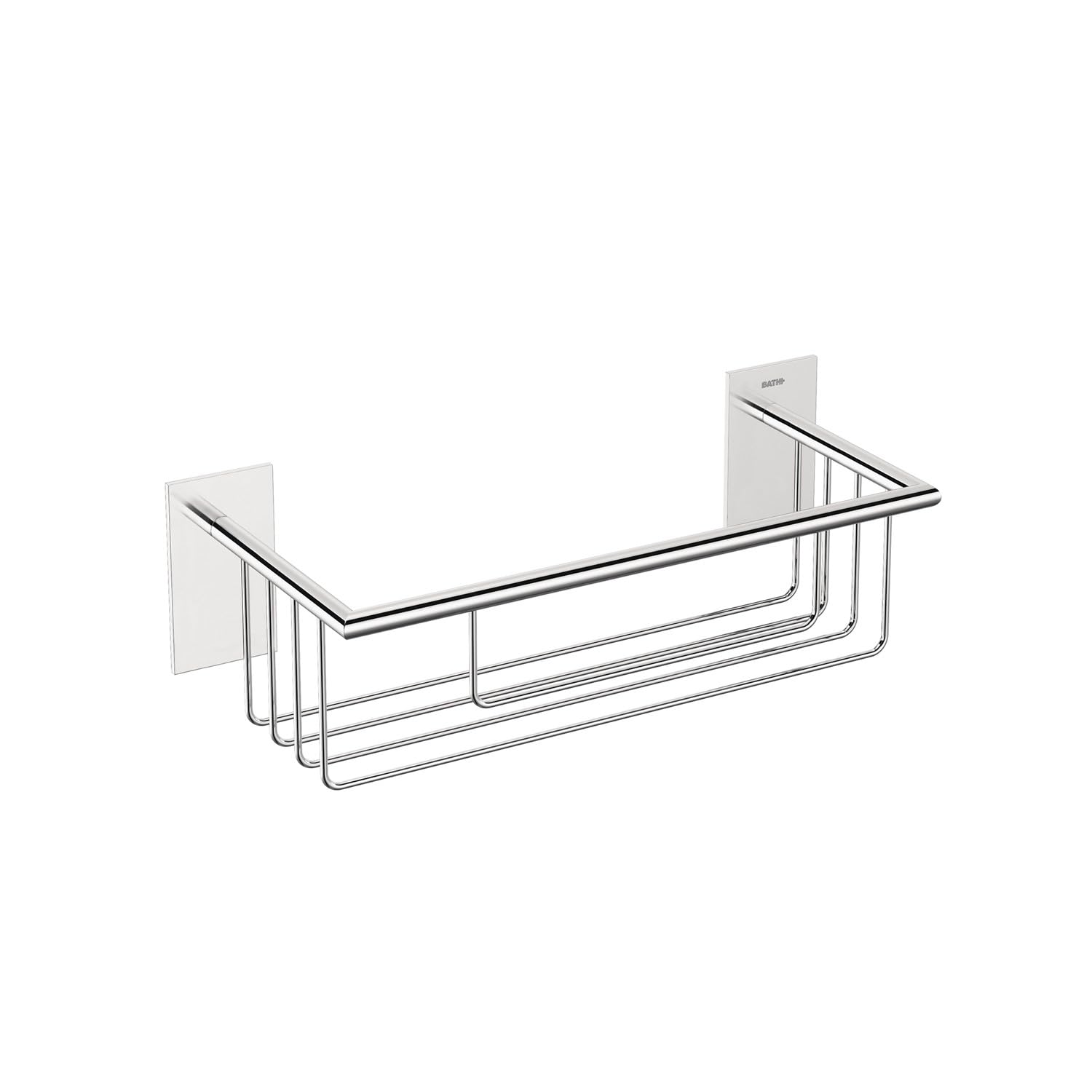 COSMIC Shower Basket Light grey Adhesive Measures 10 x 12 x 30.5 cm