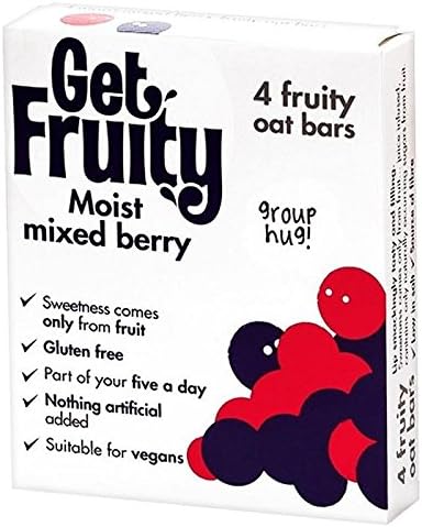 Get Fruity Moist Mixed Berry Bar 4 x 35g - Pack of 6