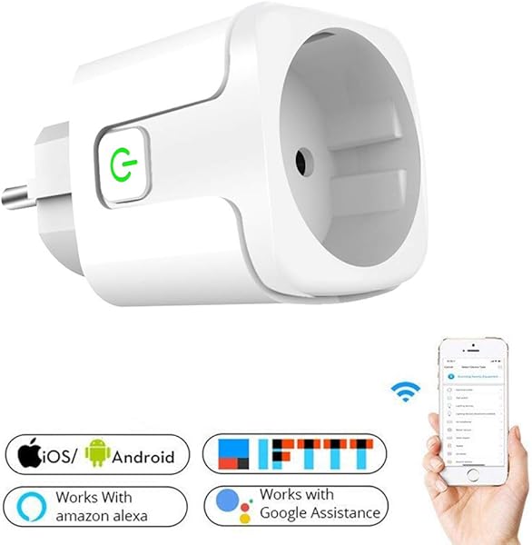 Huir Smart Plug Wifi Wireless Plug Funciona con Alexa Google Home no requiere concentrador controla a distancia tus electrodomsticos desde cualquier lugar solo admite redes de 2 4GHz