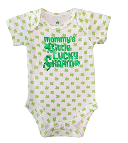 Mommy's Little Lucky Charm St. Patrick's Baby Bodysuit (0-3 Months)