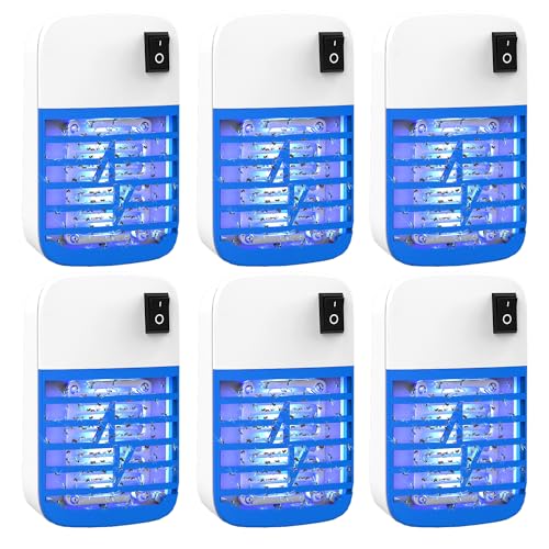Photo 1 of ***ONLY FOUR***Bug Zapper Indoor, Fly Trap for Indoors, Electronic Mosquitoes Killer Mosquito Zapper with Blue Lights for Living Room, Home, Kitchen, Bedroom, Baby Room, Office(6 Packs)