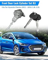 Front Door Lock Cylinder Set Kit with 2 Keys Fit