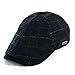 SIGGI Wool Winter Hat for Men Newsboy Cap Cold Weather Ivy Flat Cap Golf British Drivers Cap