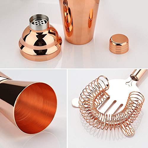 CJTMY Cocktail-Shaker-Herstellungs-Set, 16pcs Bartender-Kit for Mixerwein, Edelstahl-Bars Tool, Home Drink Partyzubehör… – Bild 7