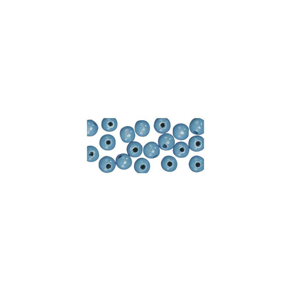 Rayher Large Hole Wheel Polished 10/8 mm Pack of 39 light blue — image 1