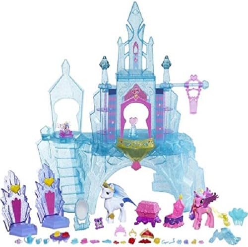 My Little Pony Explore Equestria Crystal Empire Castle VALUE Pack Pretend Light Up Play Set Figure House