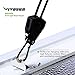 VIVOSUN 1-Pair 1/8 inch 8ft Adjustable Heavy Duty Grow Light Rope Hanger w/Reinforced Metal Internal Gears, Loose-Proof Design (150lbs Weight Capacity)