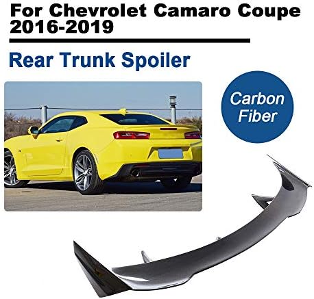 TGFOF Fits Camaro Coupe 2016-2019 Carbon Fiber Rear Boot Trunk Spoiler Lid Wing Lip