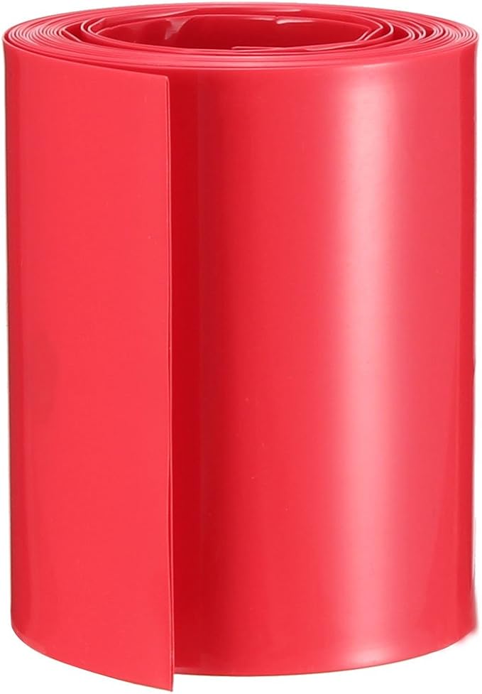 uxcell Battery Pack Heat Shrink Wrap, 2m Length 50mm Flat