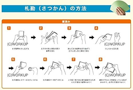 Amazon プロ専用 札勘練習用模擬紙幣100枚 メクール1個 紙帯テープ付2枚 札勘手順書付 日本製 会計用コインケース 文房具 オフィス用品