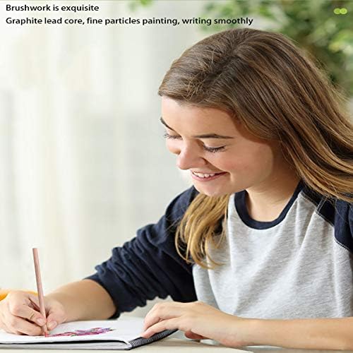 Set of 24 colored pencils in a drum-shaped wooden holder.