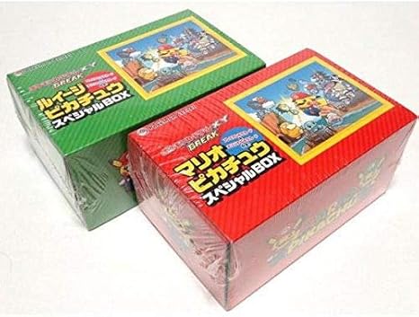 Amazon ポケモンカードゲーム Xy マリオピカチュウ スペシャルbox ルイージピカチュウ スペシャルbox セット カードゲーム トランプ ホビー