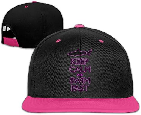 Unisex Fashion Keep Calm And Swim Fast Funny Shark Hip Hop Baseball Caps Snapback Hats