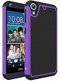 HTC Desire 626 / 626s Case, LK [Shockproof] Hybrid Dual Layer Armor Defender Protective Case Cover for HTC Desire 626 / 626s (Purple)