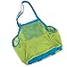 Yookat Beach Mesh Tote Bag - Large, Green, Sports, Summer, Pull On Closure, Nylon Handle, Mesh/Nylon Fabric, Rectangular Shape, Machine Washable, 6-12 Years, Unisex