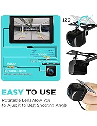 Cámara de seguridad de visión nocturna   HD 1080p   Cámara de aparcamiento de visión trasera de coche   mejor 170 ° de visión ancha de ángel   Impermeable retroceso Auto Back Up Cámara de respaldo de coche   Alta definición   se adapta a todos los vehícul