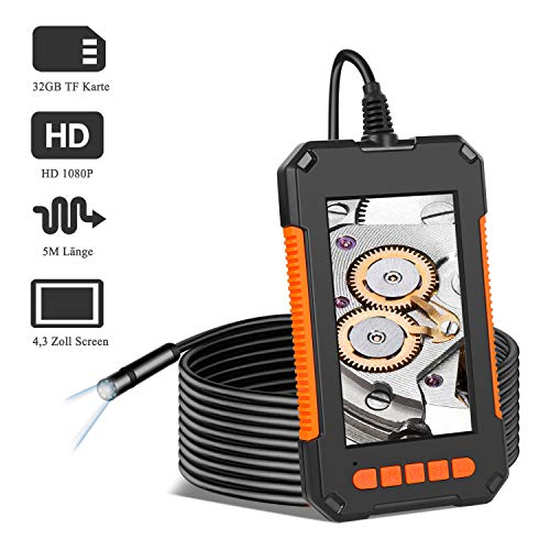 Endoskopkamera GEEUMI Industrieendoskop Schlangenkamera Endoskop mit 8 einstellbaren LED-Licht Inspektionskamera…