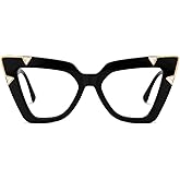 Zeelool Cat Eye Glasses for Women Frame with Non-prescription Clear Lens Pedley ZJGX581550