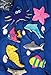 R&M International Aquarium Cookie Cutters, Dolphin, Angelfish, Shark, Seahorse, Starfish, Octopus, Tropical Fish, 7-Piece Set