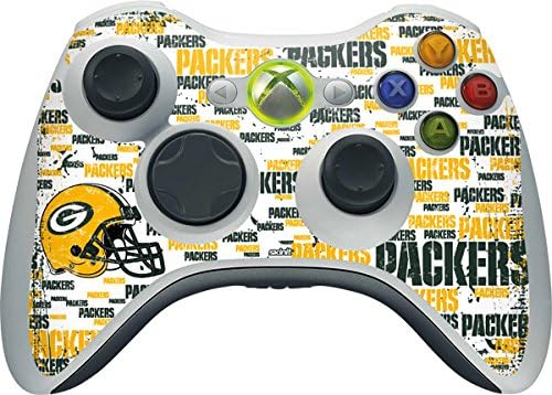 NFL Green Bay Packers Xbox 360 Wireless Controller Skin - Green Bay Packers - Blast Vinyl Decal Skin For Your Xbox 360 Wireless Controller